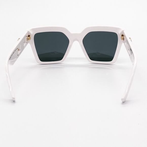 1010. Versace Medusa Deco Butterfly White Sunglasses main image 8